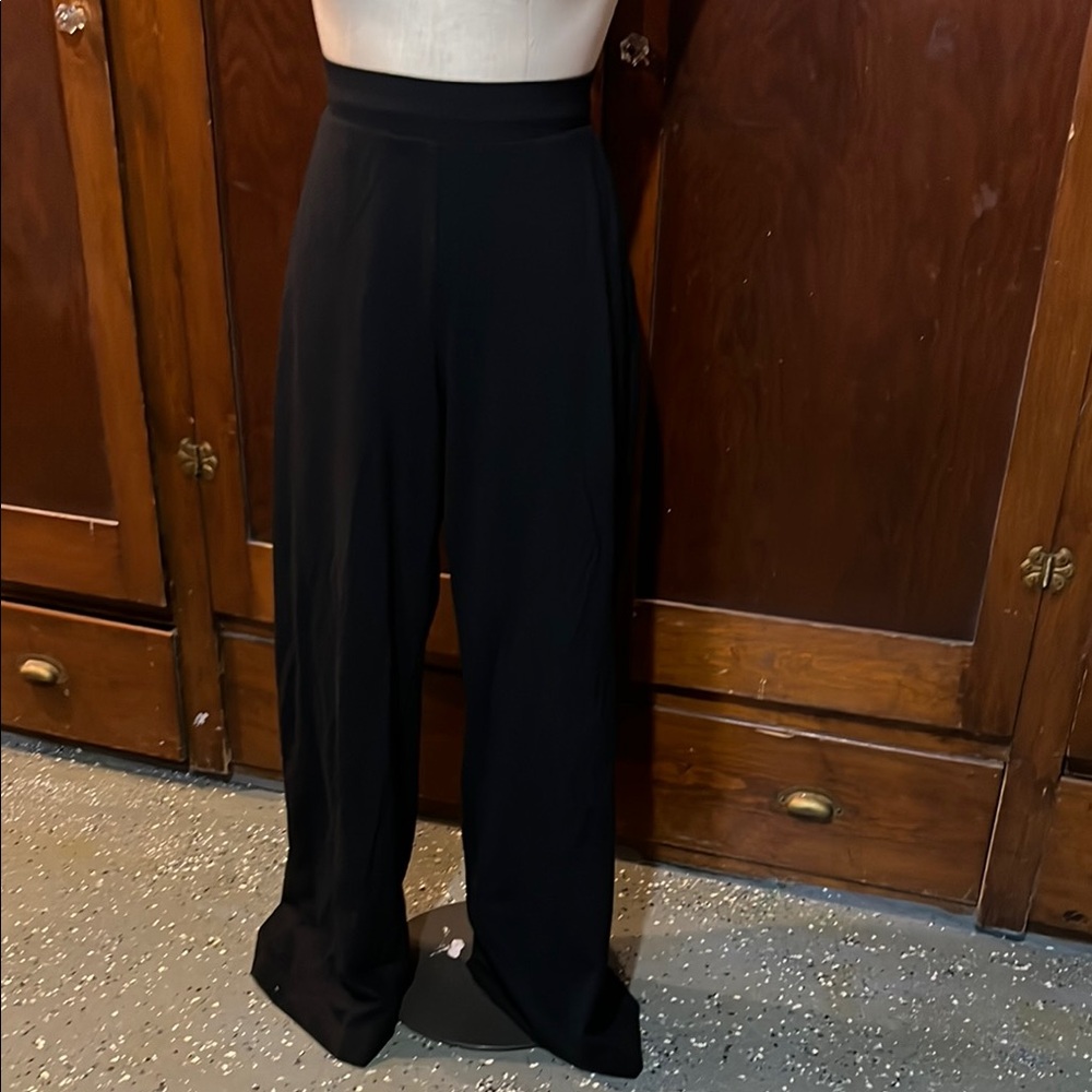Elegant Black High-Waisted Pants